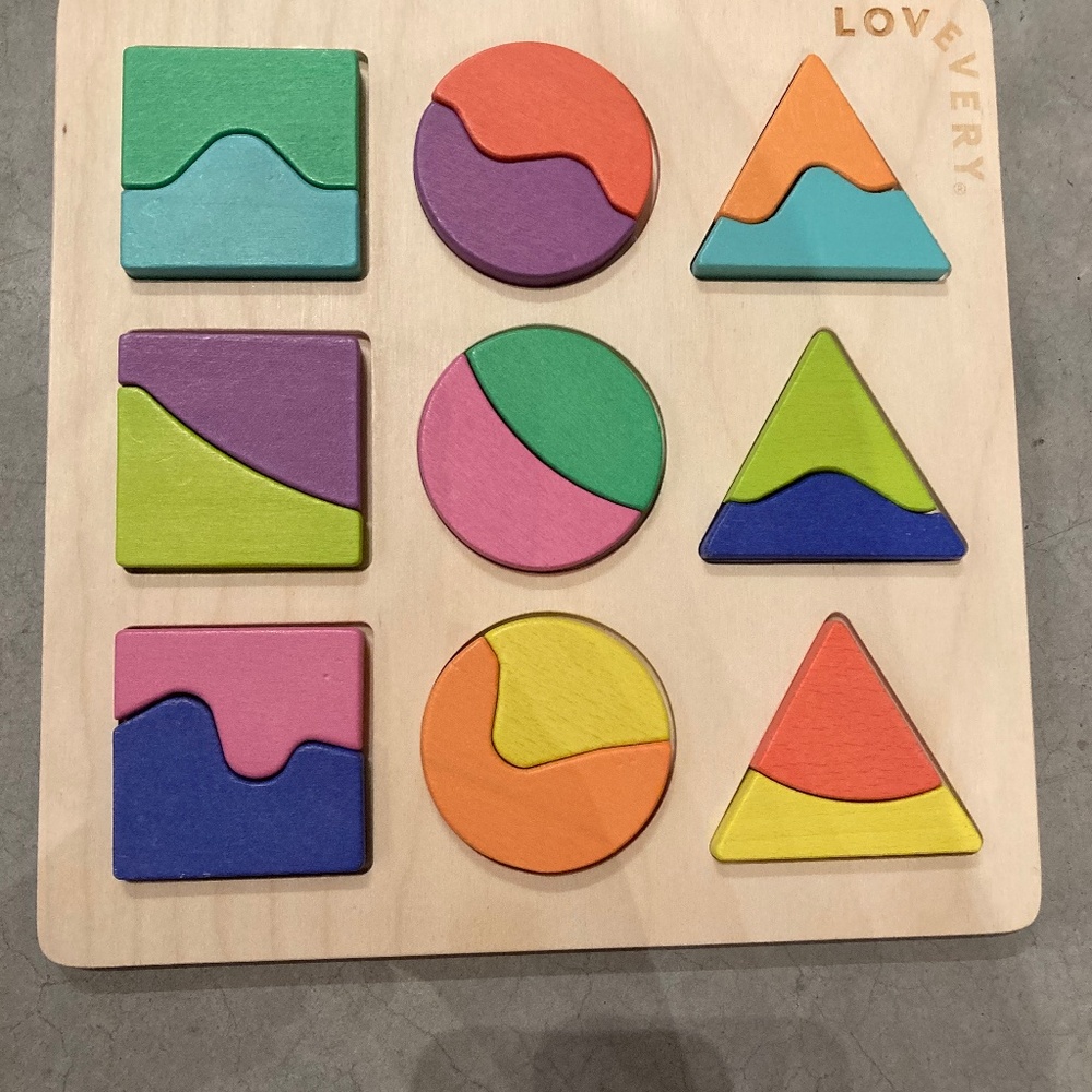 Lovevery Land and Sky Two Part Puzzle Board
